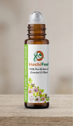 HachiFeel Wrist & Joint Comfort Roller — 10 ml roll-on bottle
